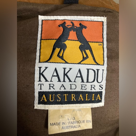 Kakadu Traders Australia Long Brown Riding Coat Men's Size Large - Picture 3 of 9